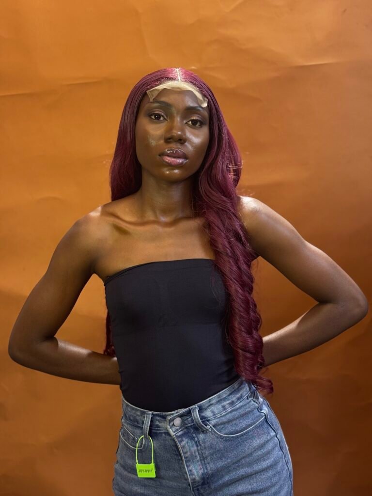 Celine Bounce Wig in Wine plus free gift