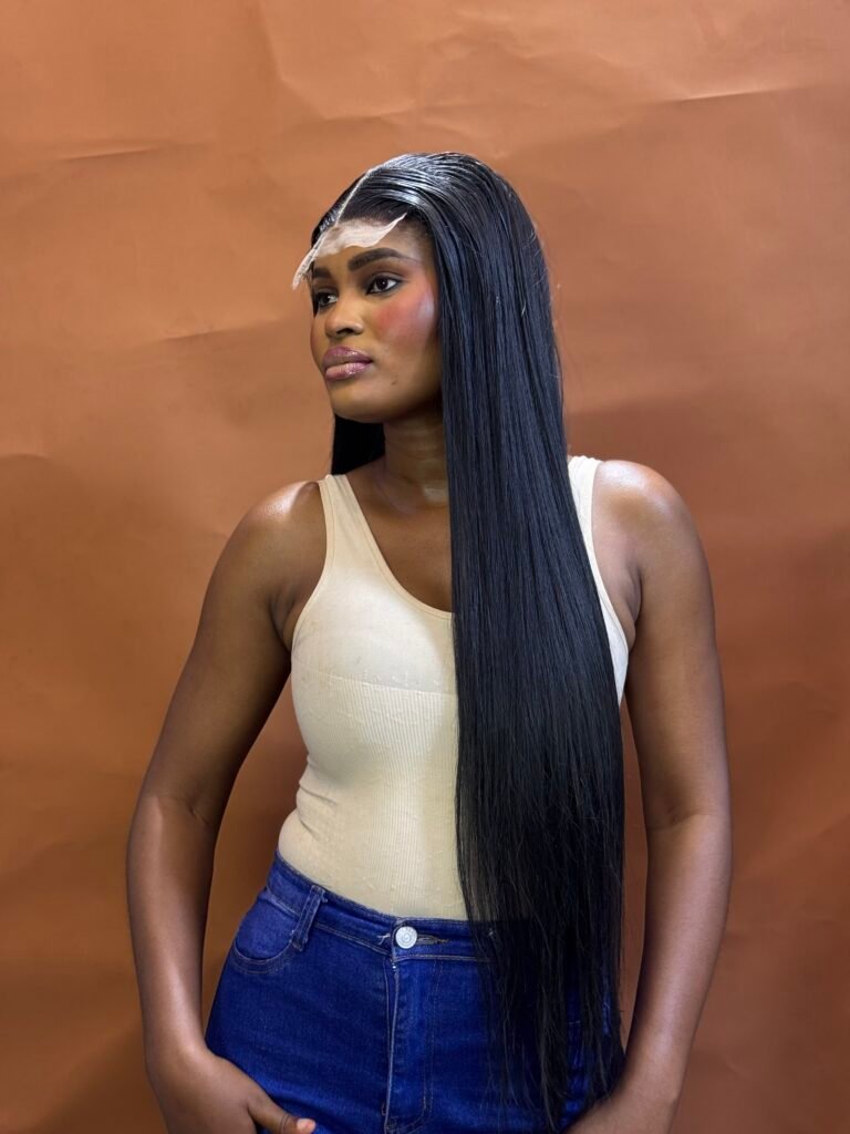 Silky Straight Wig plus free gift