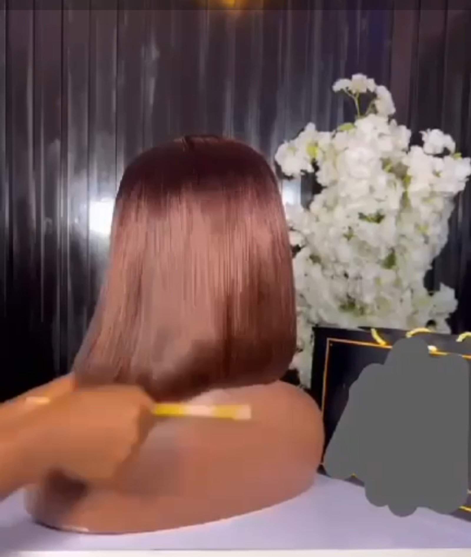 Wig Gina 💯 human hair plus free gift