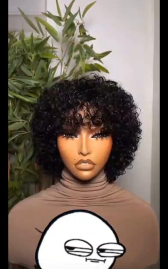 💯 human hair baby fringe plus free gift
