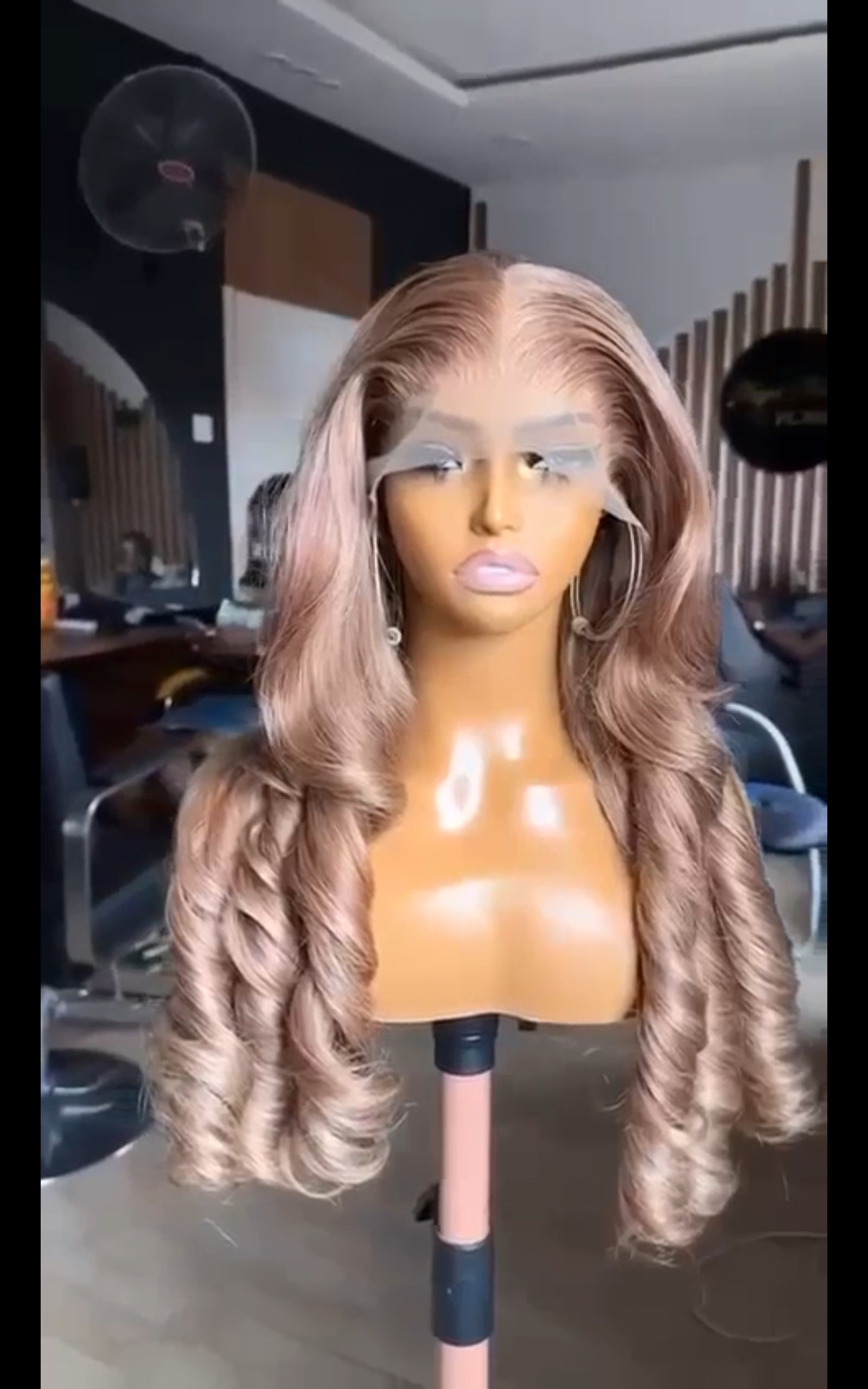 Gold frontal wig suzy plus free gift