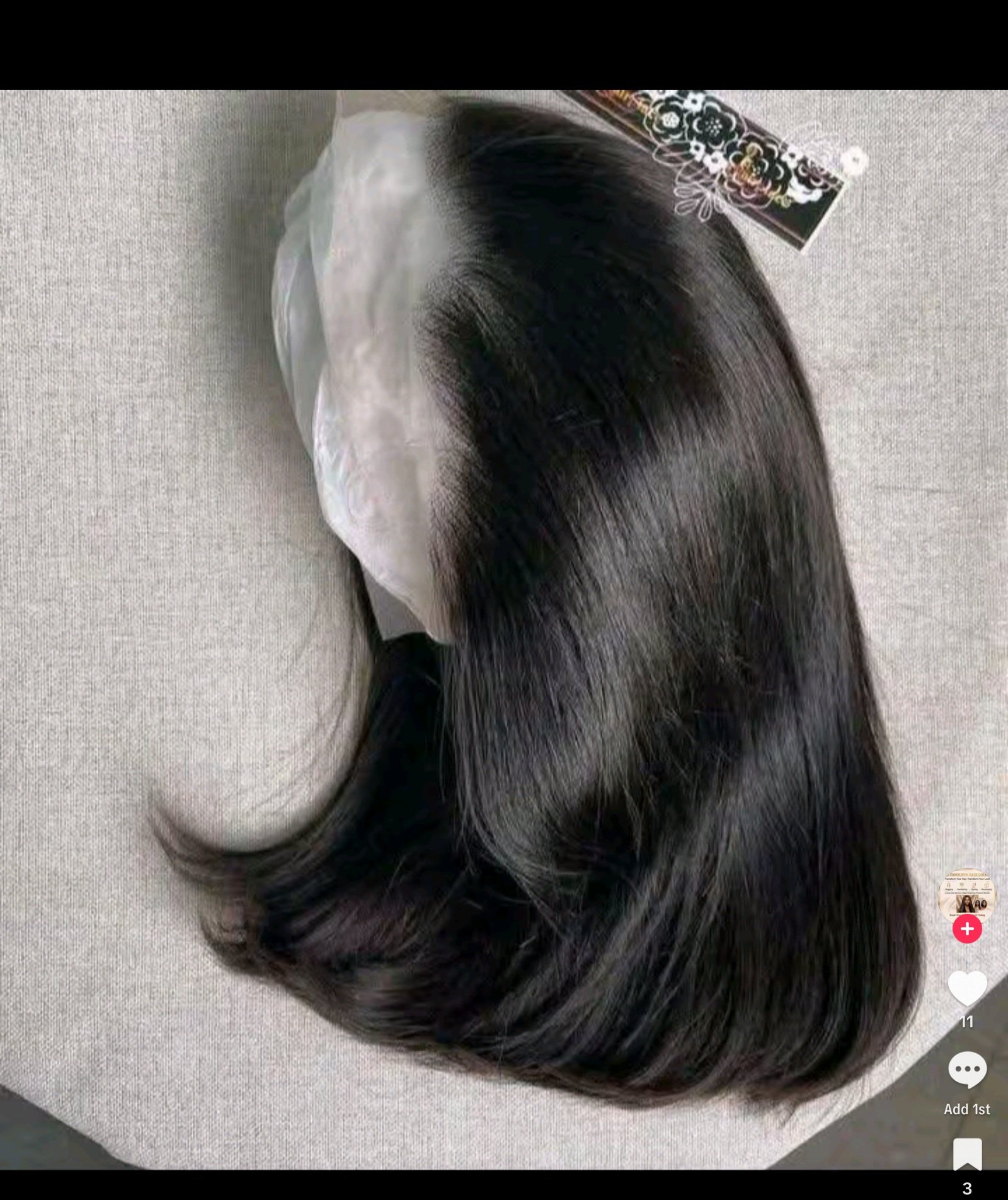 💯 human hair full frontal Bob wig 10 inches plus free gift