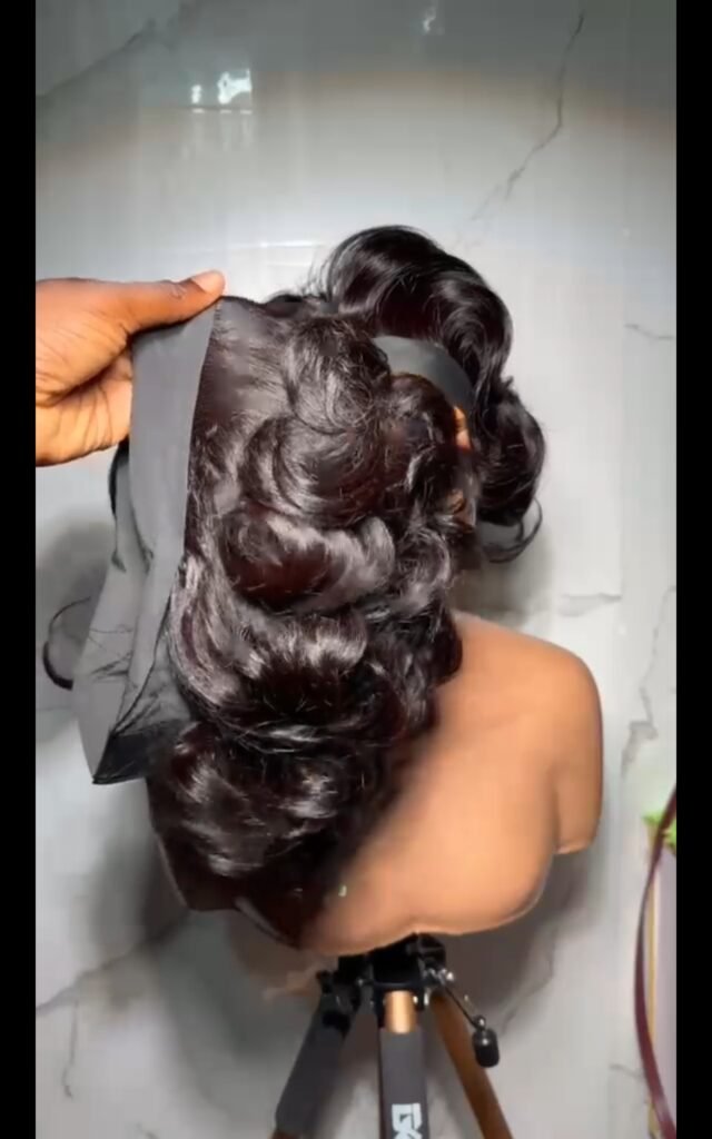 Celine DD band bounce wig 💯 human hair, factory made plus free gift