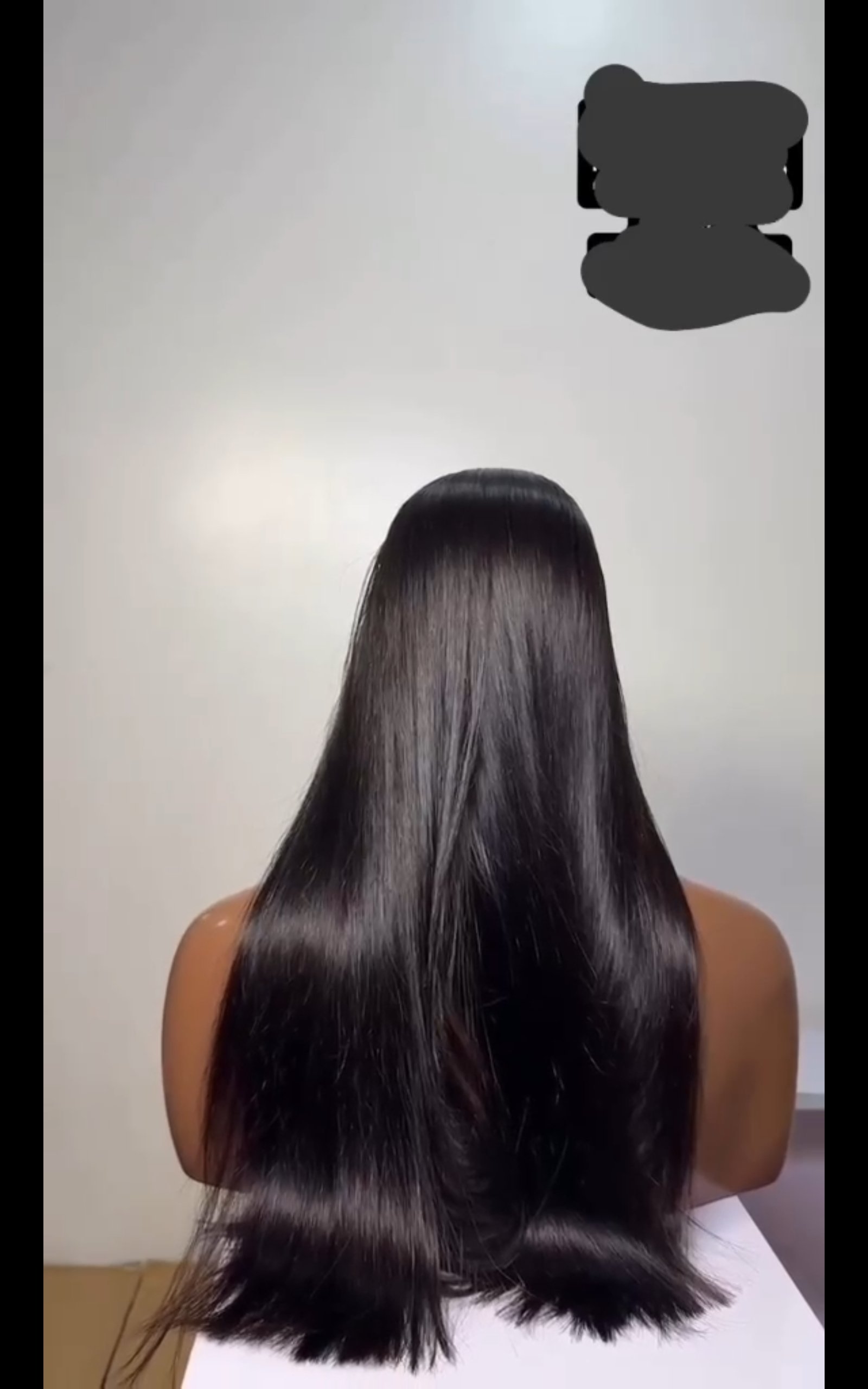 Full frontal HD lace SDD straight wig in natural color 💯 human hair, factory made...24 inches plus free gift